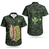 Hawaii Lei Kamehameha Couples Matching Mermaid Dress and Hawaiian Shirt Oma'oma'o Seamless Pattern Hibiscus Flower LT9 - Polynesian Pride