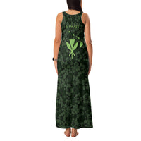 Hawaii Lei Kamehameha Family Matching Tank Maxi Dress and Hawaiian Shirt Oma'oma'o Seamless Pattern Hibiscus Flower LT9 - Polynesian Pride