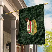 Hawaii Lei Kamehameha Garden Flag Oma'oma'o Seamless Pattern Hibiscus Flower
