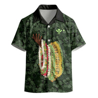 Hawaii Lei Kamehameha Kid Hawaiian Shirt Oma'oma'o Seamless Pattern Hibiscus Flower LT9 - Polynesian Pride