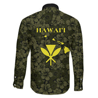 Hawaii Lei Kamehameha Family Matching Summer Maxi Dress and Hawaiian Shirt Melemele Seamless Pattern Hibiscus Flower LT9 Son's Shirt Yellow - Polynesian Pride