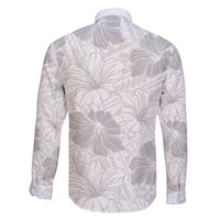 Samoa Lotu Tamaiti Family Matching Tank Maxi Dress and Hawaiian Shirt White Sun Day Beauty Hibiscus Ver01 LT9 - Polynesian Pride