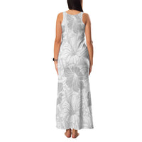 Samoa Lotu Tamaiti Family Matching Tank Maxi Dress and Hawaiian Shirt White Sun Day Beauty Hibiscus Ver01 LT9 - Polynesian Pride