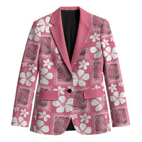 Give Cancer The Boot Pink Cowgirl Blazer Western Aloha Hibiscus Paniolo Heritage Floral LT9 Unisex Pink - Polynesian Pride