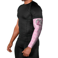 Give Cancer The Boot Pink Cowgirl Arm Sleeves Hawaiian Paniolo Mixed Quilt Pattern Style LT9 - Polynesian Pride