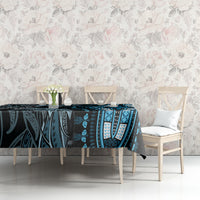 Polynesia Dashiki Tablecloth Polynesia and Africa Traditional Special Together Blue LT9 - Polynesian Pride