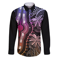 polynesia-dashiki-family-matching-off-shoulder-short-dress-and-hawaiian-shirt-polynesia-and-africa-traditional-special-together-pastel