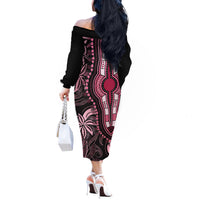 polynesia-dashiki-off-the-shoulder-long-sleeve-dress-polynesia-and-africa-traditional-special-together-pink