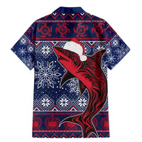 Samoa Manuia Le Kirisimasi Family Matching Mermaid Dress and Hawaiian Shirt Samoan Fishing Tribal Pattern Christmas Vibe LT9 - Polynesian Pride