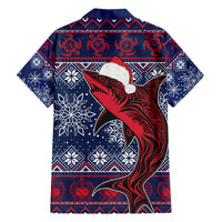 Samoa Manuia Le Kirisimasi Family Matching Short Sleeve Bodycon Dress and Hawaiian Shirt Samoan Fishing Tribal Pattern Christmas Vibe LT9 - Polynesian Pride