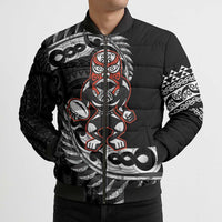 New Zealand Indigenous-Maori Rugby Custom Bomber Puffer Jacket - Polynesian Pride
