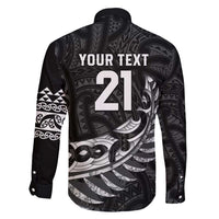 New Zealand Indigenous-Maori Rugby Custom Family Matching Off Shoulder Short Dress and Hawaiian Shirt LT9 - Polynesian Pride