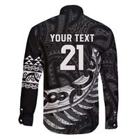 New Zealand Indigenous-Maori Rugby Custom Family Matching Short Sleeve Bodycon Dress and Hawaiian Shirt LT9 - Polynesian Pride