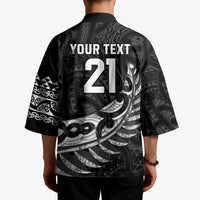 New Zealand Indigenous-Maori Rugby Custom Kimono - Polynesian Pride