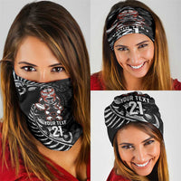 New Zealand Indigenous-Maori Rugby Custom Neck Gaiter - Polynesian Pride