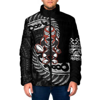 New Zealand Indigenous-Maori Rugby Custom Padded Jacket - Polynesian Pride