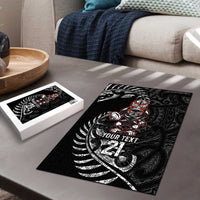 New Zealand Indigenous-Maori Rugby Custom Puzzle - Polynesian Pride