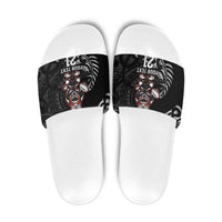New Zealand Indigenous-Maori Rugby Custom Slide Sandals - Polynesian Pride