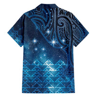 New Zealand Matariki Hawaiian Shirt Taniko Aramoana With Maori Galaxy Sky Night