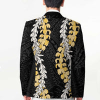 Puakenikeni and Maile Lei Blazer Black Double Strand Lei LT9 - Polynesian Pride