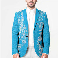 Puakenikeni and Maile Lei Blazer Blue Double Strand Lei - Polynesian Pride