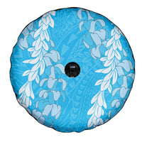 Puakenikeni and Maile Lei Spare Tire Cover Blue Double Strand Lei LT9 - Polynesian Pride