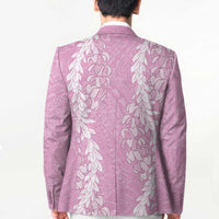 Puakenikeni and Maile Lei Blazer Pink Double Strand Lei - Polynesian Pride
