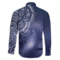 New Zealand Galaxy Fern Family Matching Puletasi and Hawaiian Shirt LT9 - Polynesian Pride