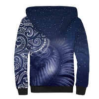 New Zealand Galaxy Fern Sherpa Hoodie LT9 - Polynesian Pride