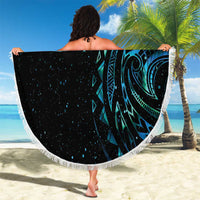 New Zealand Tribal Tattoo Beach Blanket With Matariki Art LT9 - Polynesian Pride