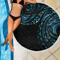 New Zealand Tribal Tattoo Beach Blanket With Matariki Art LT9 - Polynesian Pride