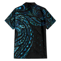 New Zealand Tribal Tattoo Family Matching Short Sleeve Bodycon Dress and Hawaiian Shirt With Matariki Art LT9 - Polynesian Pride