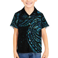 New Zealand Tribal Tattoo Hawaiian Shirt With Matariki Art