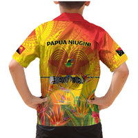 Papua New Guinea Unity in Diversity Family Matching Mermaid Dress and Hawaiian Shirt 50th Indipendens Papua Niugini LT9 - Polynesian Pride