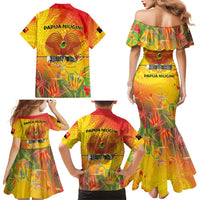 Papua New Guinea Unity in Diversity Family Matching Mermaid Dress and Hawaiian Shirt 50th Indipendens Papua Niugini LT9 - Polynesian Pride