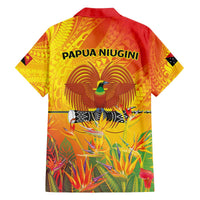 Papua New Guinea Unity in Diversity Family Matching Off The Shoulder Long Sleeve Dress and Hawaiian Shirt 50th Indipendens Papua Niugini LT9 - Polynesian Pride