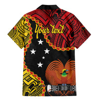 Personalised Papua New Guinea 49th Anniversary Family Matching Mermaid Dress and Hawaiian Shirt Hapi De bilong Indipendens Papua Niugini LT9 - Polynesian Pride