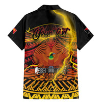 Personalised Papua New Guinea 49th Anniversary Family Matching Mermaid Dress and Hawaiian Shirt Bird of Paradise Unity In Diversity LT9 - Polynesian Pride