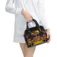 Personalised Papua New Guinea 49th Anniversary Shoulder Handbag Bird of Paradise Unity In Diversity LT9 - Polynesian Pride