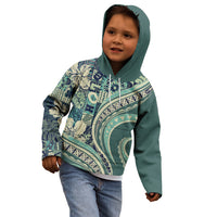 Hawaiian Hibiscus Tribal Vintage Motif Kid Hoodie Ver 1 LT9 - Polynesian Pride