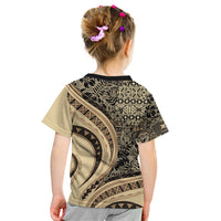 Hawaiian Hibiscus Tribal Vintage Motif Kid T Shirt Ver 2