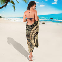 Hawaiian Hibiscus Tribal Vintage Motif Sarong Ver 2