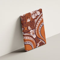 Hawaiian Hibiscus Tribal Vintage Motif Canvas Wall Art Ver 5