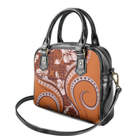 Hawaiian Hibiscus Tribal Vintage Motif Shoulder Handbag Ver 5 LT9 - Polynesian Pride