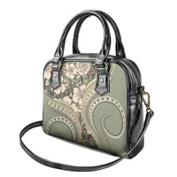 Hawaiian Hibiscus Tribal Vintage Motif Shoulder Handbag Ver 6 LT9 - Polynesian Pride