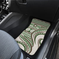Hawaiian Hibiscus Tribal Vintage Motif Car Mats Ver 7