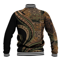 Hawaiian Hibiscus Tribal Vintage Motif Baseball Jacket Ver 8