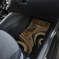 Hawaiian Hibiscus Tribal Vintage Motif Car Mats Ver 8 LT9 - Polynesian Pride