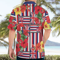 Hawaii Hibiscus Lei Hawaiian Shirt Hawaiian Flag Motif