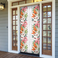 Hawaii Tropical Twist Lei Door Cover Hawaiian Flag Motif